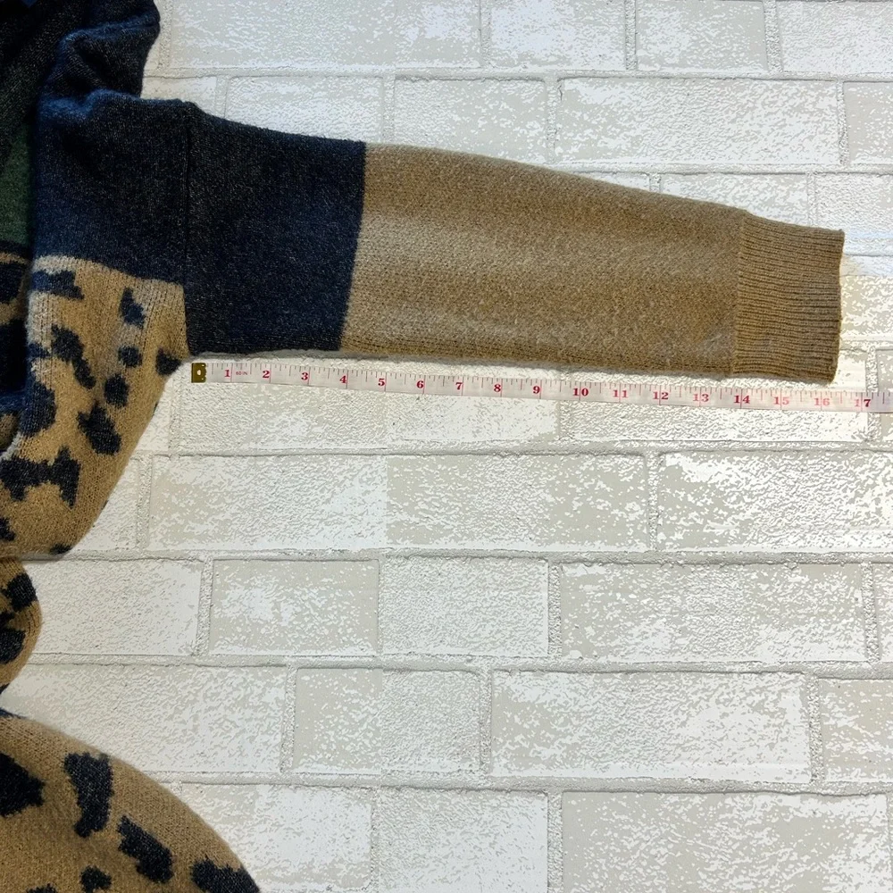 Anthropologie Pilcro Multicolor Animal Print Cardigan - Picture 4 of 6